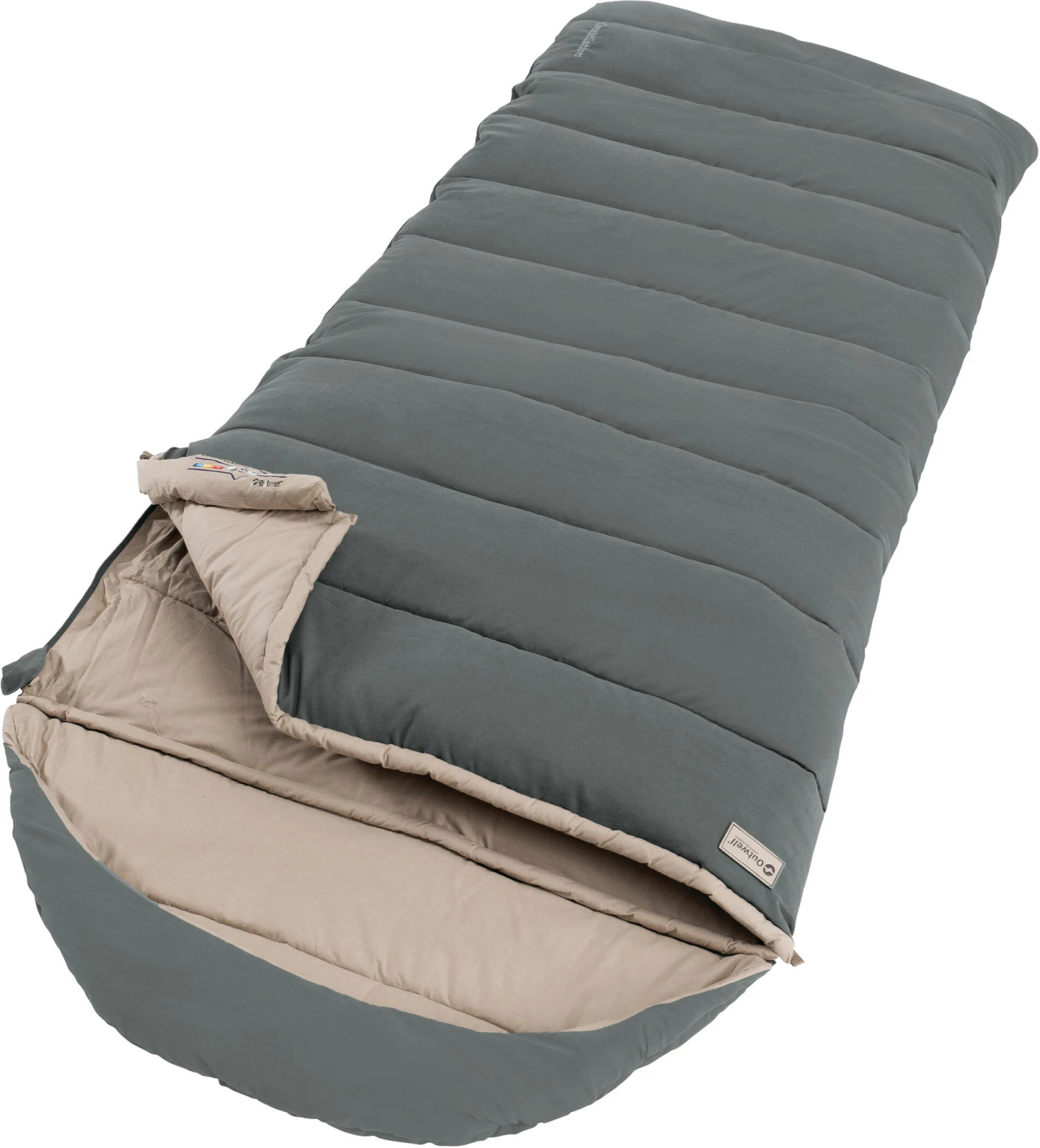 Outwell Constellation Compact Sleeping Bag, Grijs/beige 3 Outwell Constellation Compact Sleeping Bag, Grijs/beige