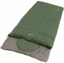 Outwell Contour Lux Sleeping Bag XL, Groen/grijs