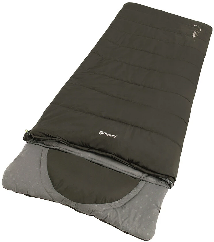 Outwell Contour Supreme Sleeping Bag, Bruin/grijs 3 Outwell Contour Supreme Sleeping Bag, Bruin/grijs