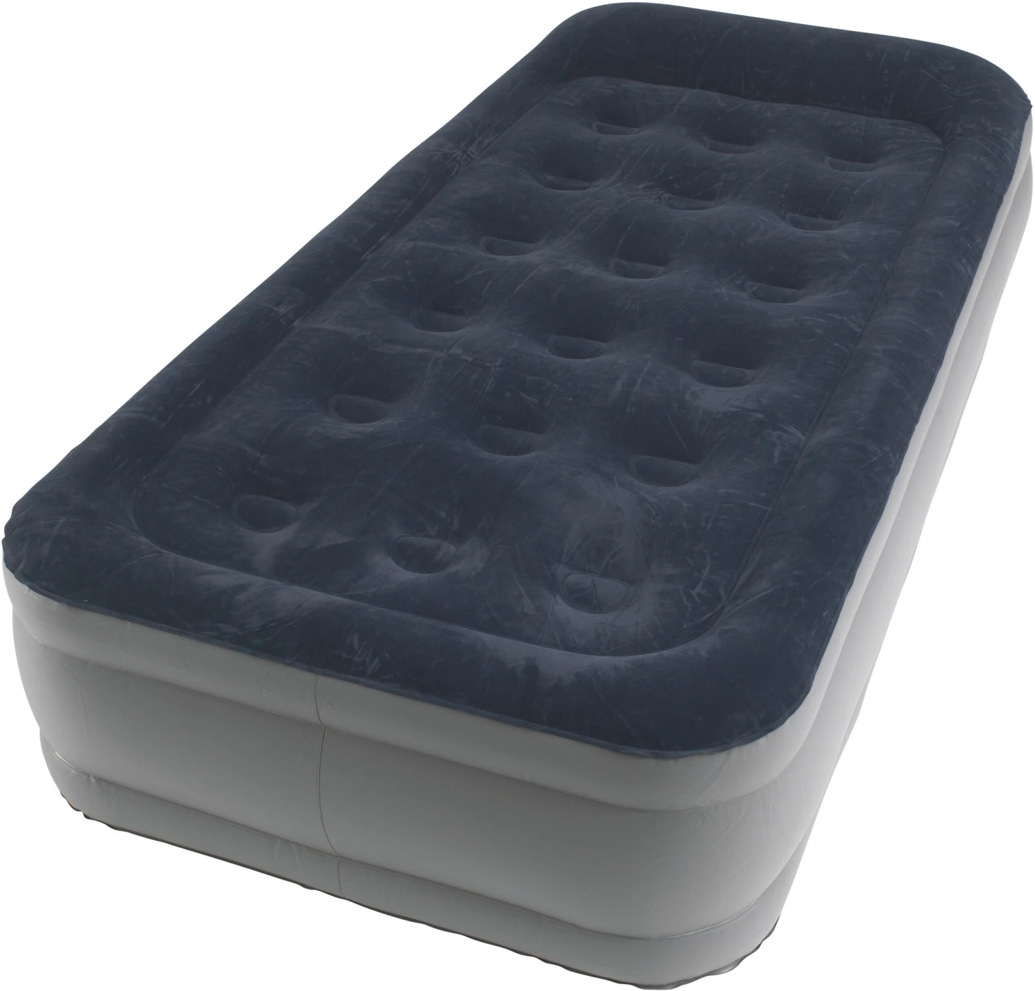 Outwell Superior Air Bed Single With Built-In-Pump - UK, Blauw/grijs 3 Outwell Superior Air Bed Single With Built-In-Pump - UK, Blauw/grijs