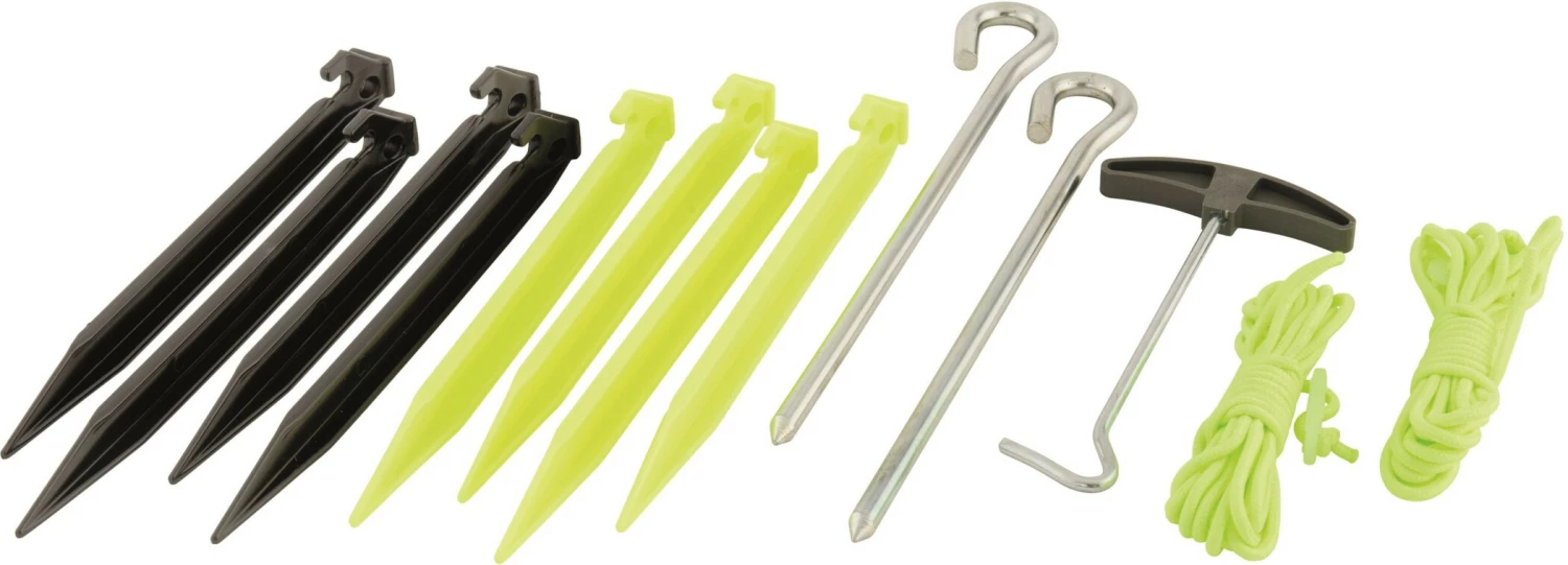 Outwell Tent Accessories Pack, Zwart/geel 3 Outwell Tent Accessories Pack, Zwart/geel