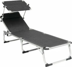 Outwell Victoria Lounger, Zwart/grijs