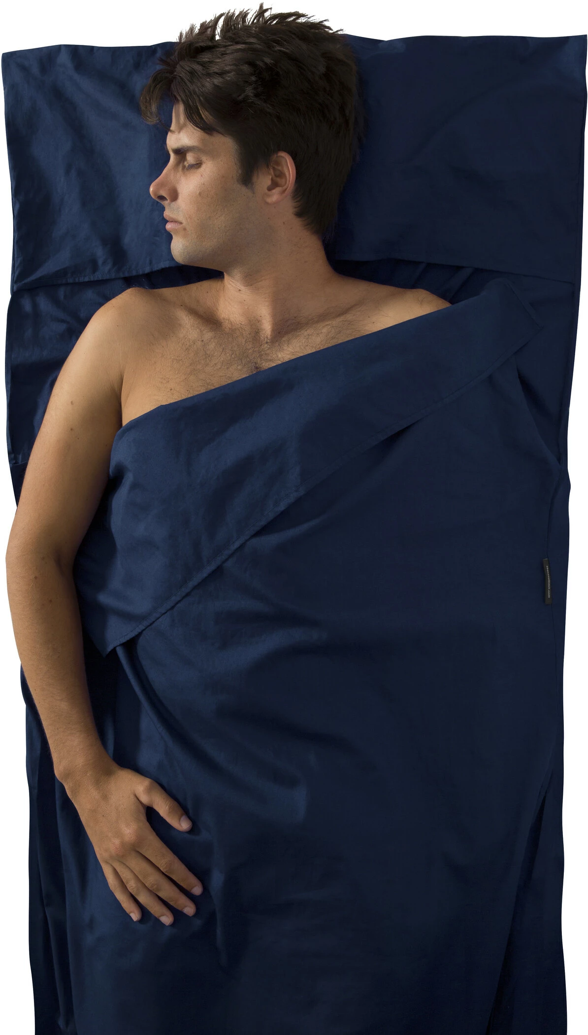 Sea To Summit Premium Cotton Travel Binnenbroek Traveller Met Kussenvak, Blauw 3 Sea To Summit Premium Cotton Travel Binnenbroek Traveller Met Kussenvak, Blauw