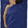 Sea To Summit Silk/Cotton Travel Binnenbroek Traveller Met Kussenvak, Blauw -Nordisk Winkel sea to summit silk cotton travel liner traveller with pillow slip navy blue 1