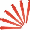SwissPiranha RT220 Tent Pegs 6-Pieces With Säckli Bag, Rood -Nordisk Winkel swisspiranha rt220 tent pegs 6 pieces with saeckli bag red 1