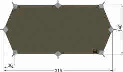 Tatonka Tarp Wing 1 LT, Grijs