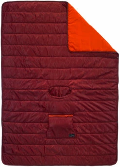 Therm-a-Rest Honcho Poncho Blanket, Rood/oranje