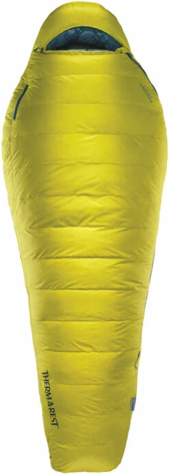 Therm-a-Rest Parsec 0F/-18C Sleeping Bag Long, Geel/blauw