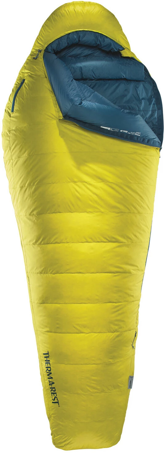 Therm-a-Rest Parsec 0F/-18C Sleeping Bag Small, Geel/blauw 3 Therm-a-Rest Parsec 0F/-18C Sleeping Bag Small, Geel/blauw