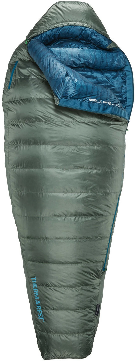 Therm-a-Rest Questar 0F/-18C Sleeping Bag Long, Groen/blauw 3 Therm-a-Rest Questar 0F/-18C Sleeping Bag Long, Groen/blauw