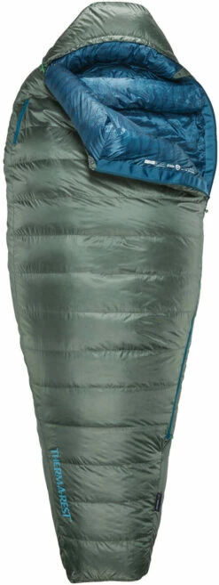 Therm-a-Rest Questar 0F/-18C Sleeping Bag Small, Groen/blauw
