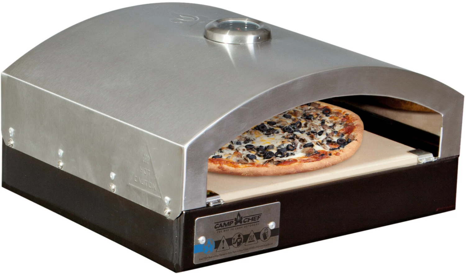 Vango Camp Chef Pizza Oven, Zilver/zwart 3 Vango Camp Chef Pizza Oven, Zilver/zwart